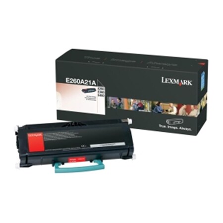 Lexmark Br E260D - 1-Sd Yld Black Toner LEXE260A21A